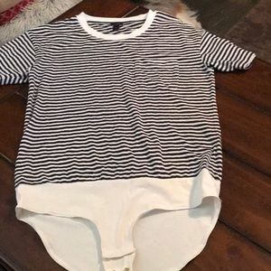 Gap Stripped tee body suit